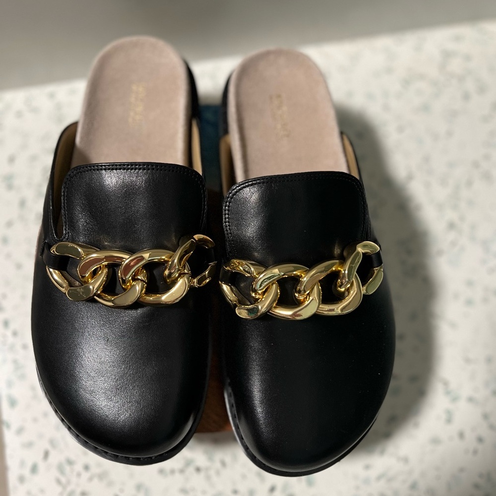 NEW Michael Kors Slide Slip on “Mushroom” shoes. Size 9 Women - Picture 2 of 7